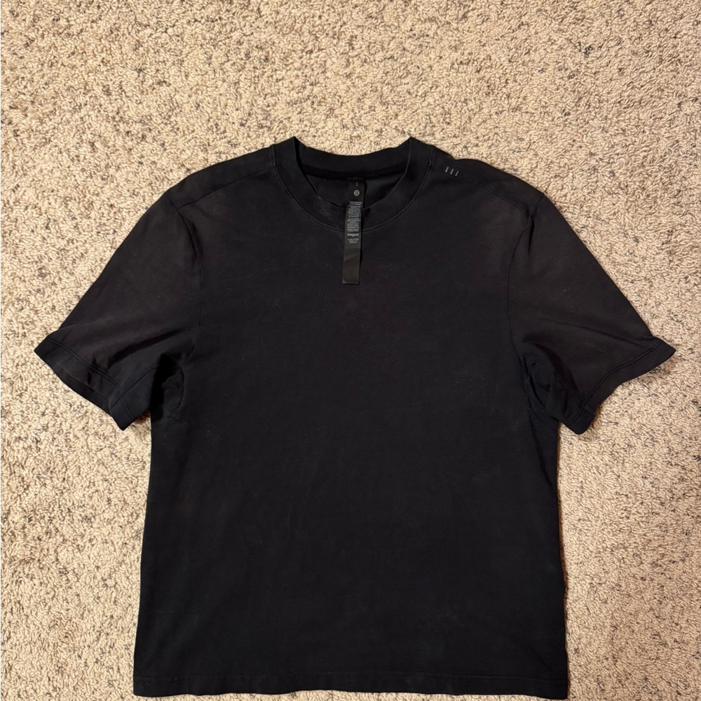 Lululemon Zeroed In Black Short Sleeve Tee Size Small